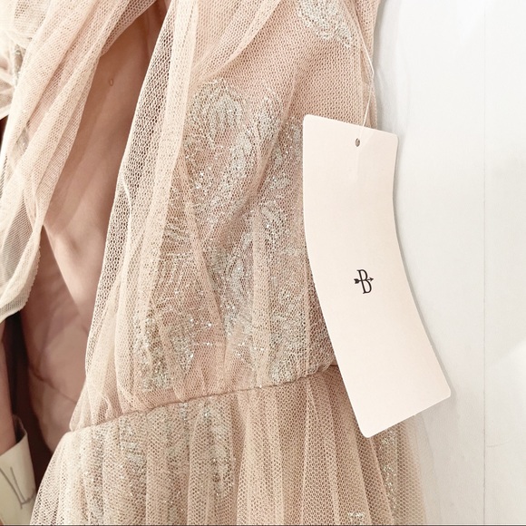 Anthropologie BHLDN Hayley Paige Phoebe Gown Sz 10 - Picture 11 of 13